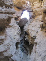 Slot canyon hike