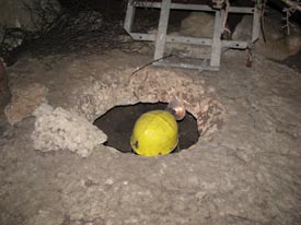 Original entrance to the cavern