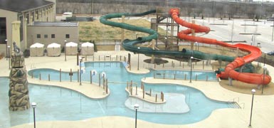 Great Wolf Lodge's outdoor waterpark