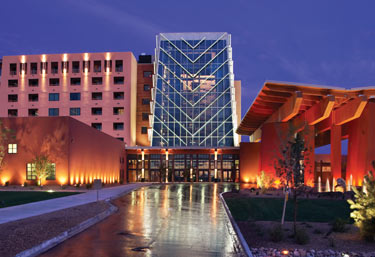 Entrance to the Hard Rock Hotel & Casino in Albuquerque