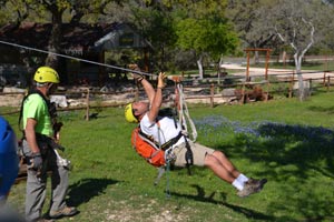 Zipline lessons at Helotes Hill Country Zipline