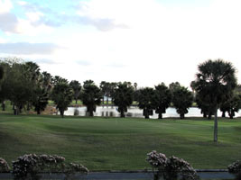 Golf hole outside our golf villa at Rancho Viejo