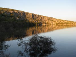 Lake Amistad shoreline