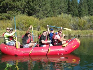 We set off down the Deschutes River