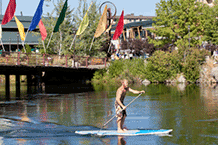 Paddleboard through Bend