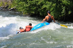 Riding the rapids of Big Eddy