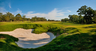 Sand traps are deep and steep at Rock Creek