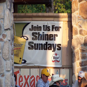 Shiner Sunday during the Summer