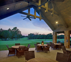 Patio at the Rock Creek Clubhouse