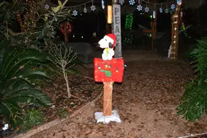 Snoopy decorations on sons island