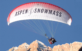 Paragliding off 11,000 Aspen Mountain
