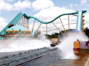 Journey to Atlantis ride at SeaWorld
