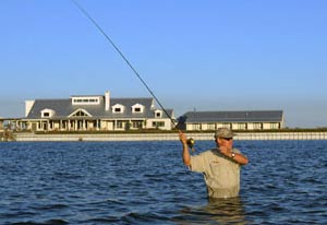 Fishing at Falcon Point Lodge