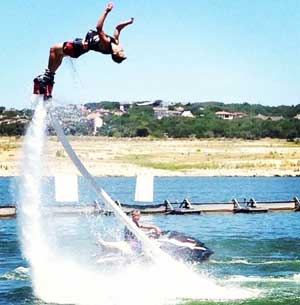 doing a flip with Aquafly