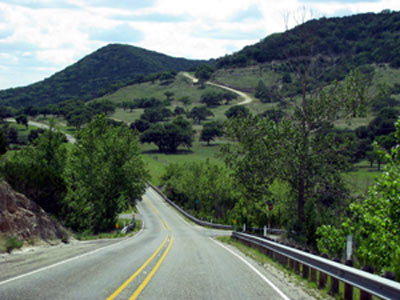 Drive from Bandera to Leakey