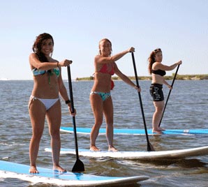 Paddleboard rental on South Padre Island