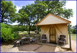 Fossil Rim Safari Tent Lodging
