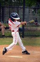 Hudson at bat